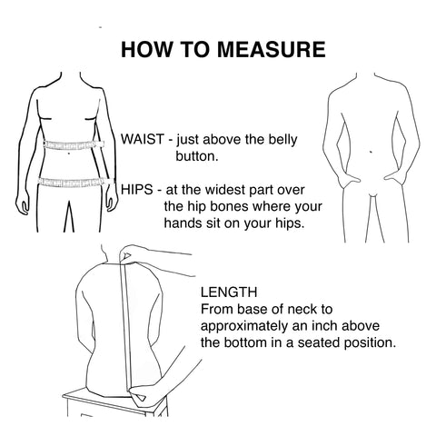How to measure chart 4Dflexisport gilet vest