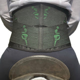 rider wearing EquiBelt back support belt