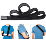 Collar and cuff arm support sling, shoulder strap armsling for shoulder, arm, elbow and hand injuries. Unisex.