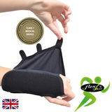 Wrist Brace 6" Palmar Bar REVERSIBLE GLOVE Style by 4DflexiSPORT® - 4DflexiSPORT