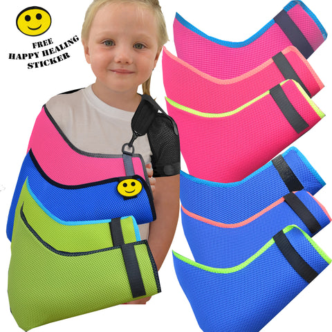 Arm Sling Anti Neckache DELUXE (CHILD/TEENS AGE SIZED) by 4DflexiSPORT® - 4DflexiSPORT
