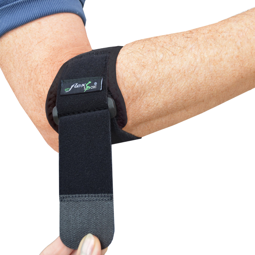 Tennis Elbow or Lateral Epicondylitis Strap by 4DflexiSPORT