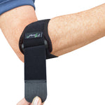 Tennis Elbow Strap Black (Epicondylitis) by 4Dflexisport
