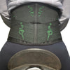 rider sitting in alignment wearing The EquiBelt back support belt