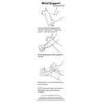 GOLFERS Wraparound Wrist Strengthener/Thumb Base Support by 4DflexiSPORT® - 4DflexiSPORT